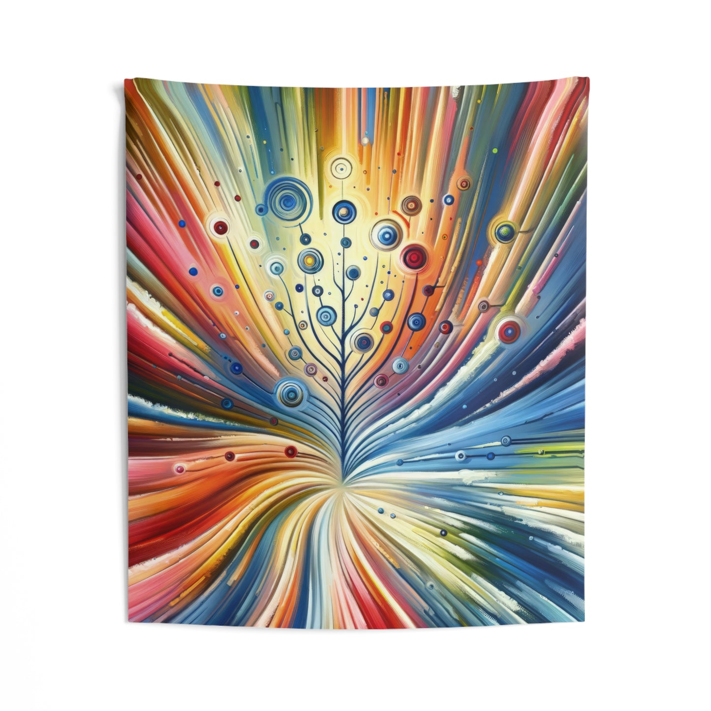 Sustainable Ripple Abstract Indoor Wall Tapestries