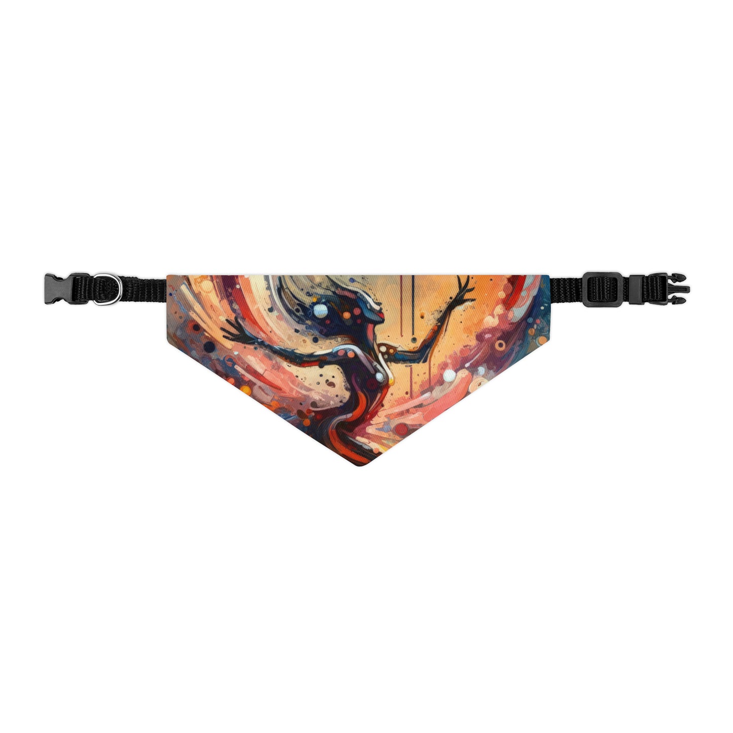 Decision Dance Tachism Pet Bandana Collar