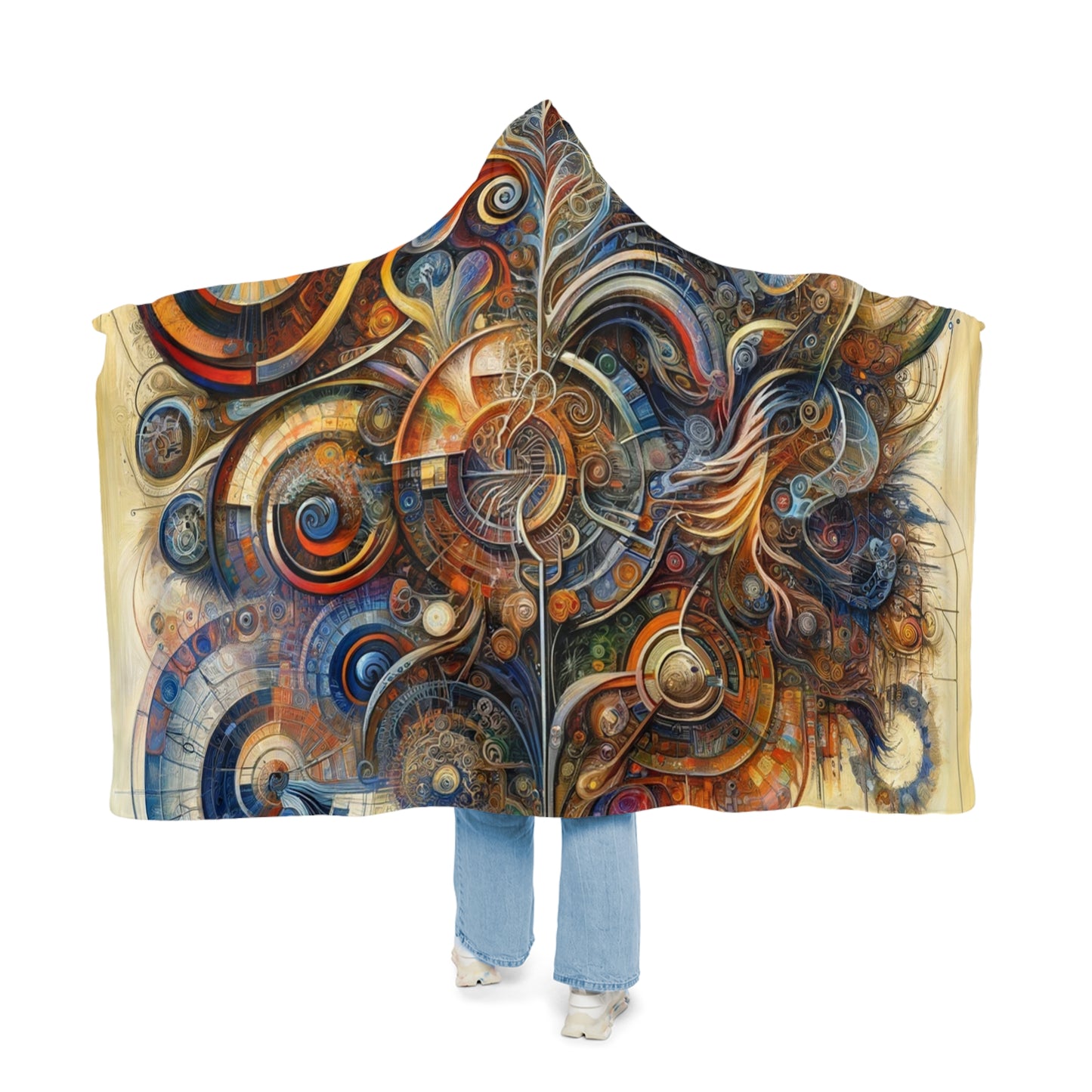 Ethos Web Abstract Snuggle Blanket