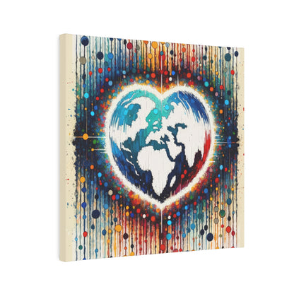 Heartbeats Synchronizing Peace Canvas Photo Tile