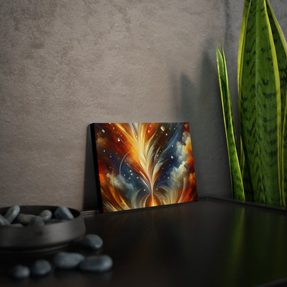 Igniting Transformational Currents Canvas Photo Tile