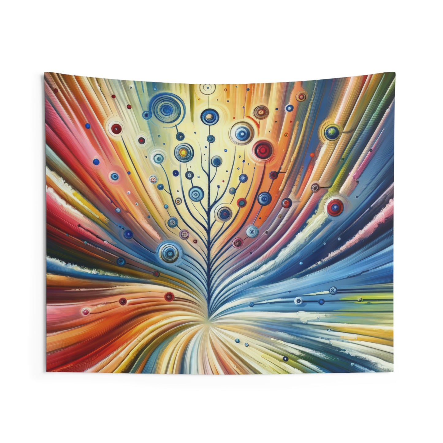Sustainable Ripple Abstract Indoor Wall Tapestries