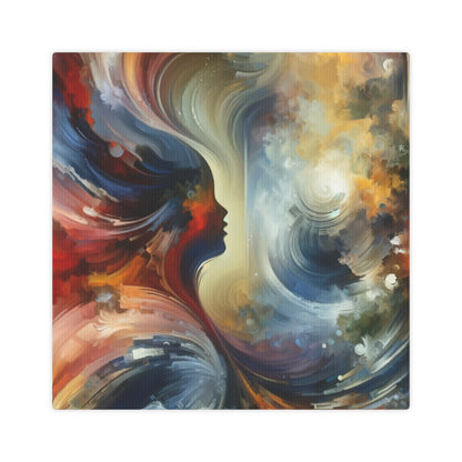 Embracing Sovereign Reflectivity Canvas Photo Tile