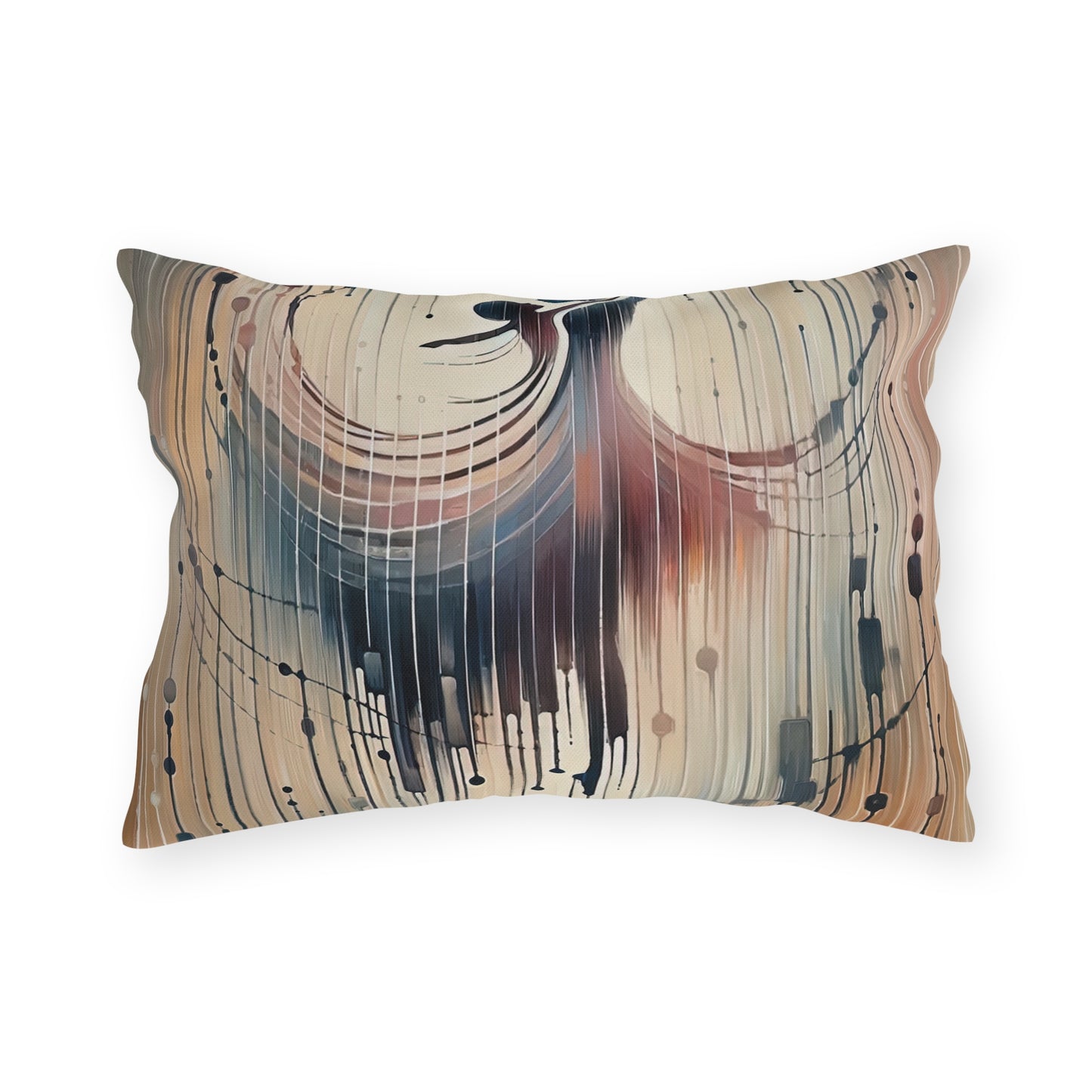 Rhythmic Heart Dance Outdoor Pillows
