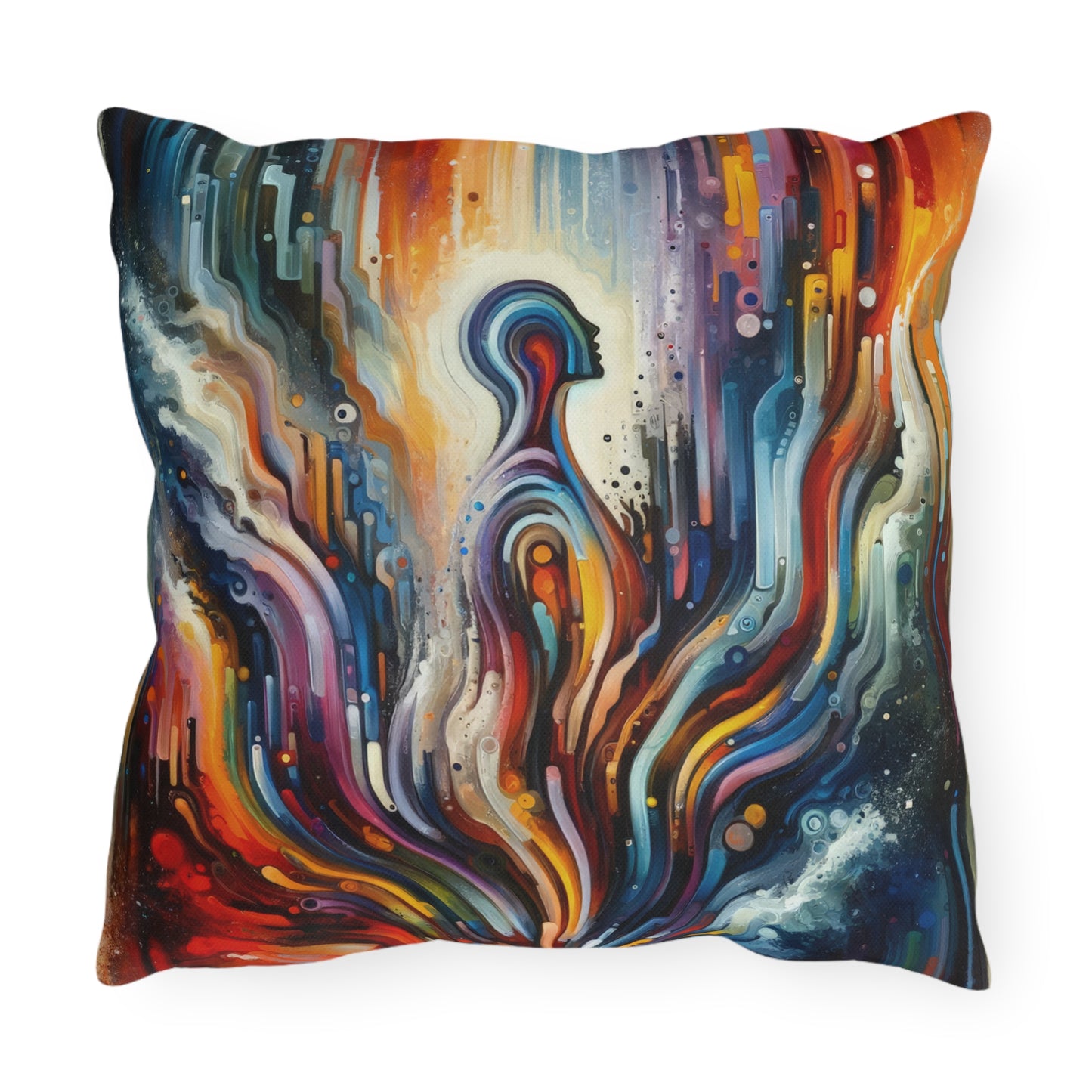 Threshold Collective Consciousness Outdoor Pillows