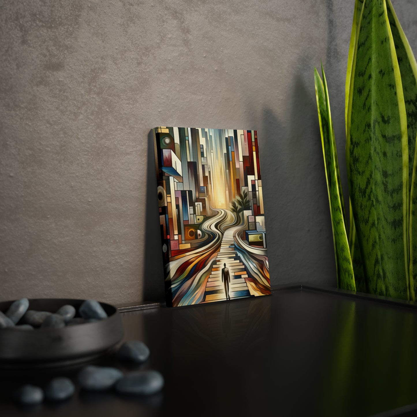 Relatable Journey Abstraction Canvas Photo Tile