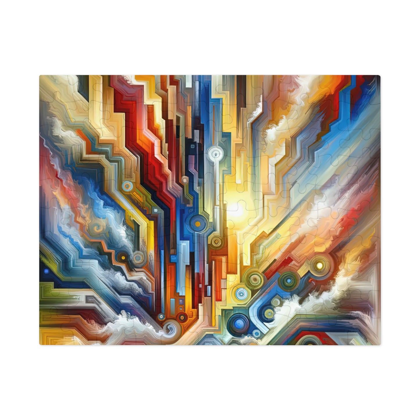 Unity Abstract Vibrancy Jigsaw Puzzle (30, 110, 252, 500,1000-Piece)