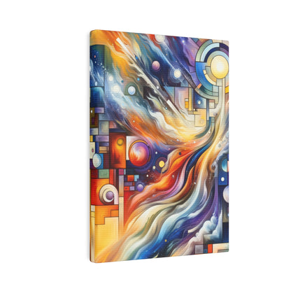 Cosmic Tachism Alchemy Canvas Photo Tile