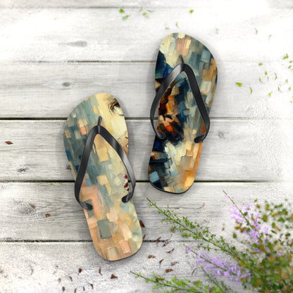 Urban Tachism Encounter Flip Flops