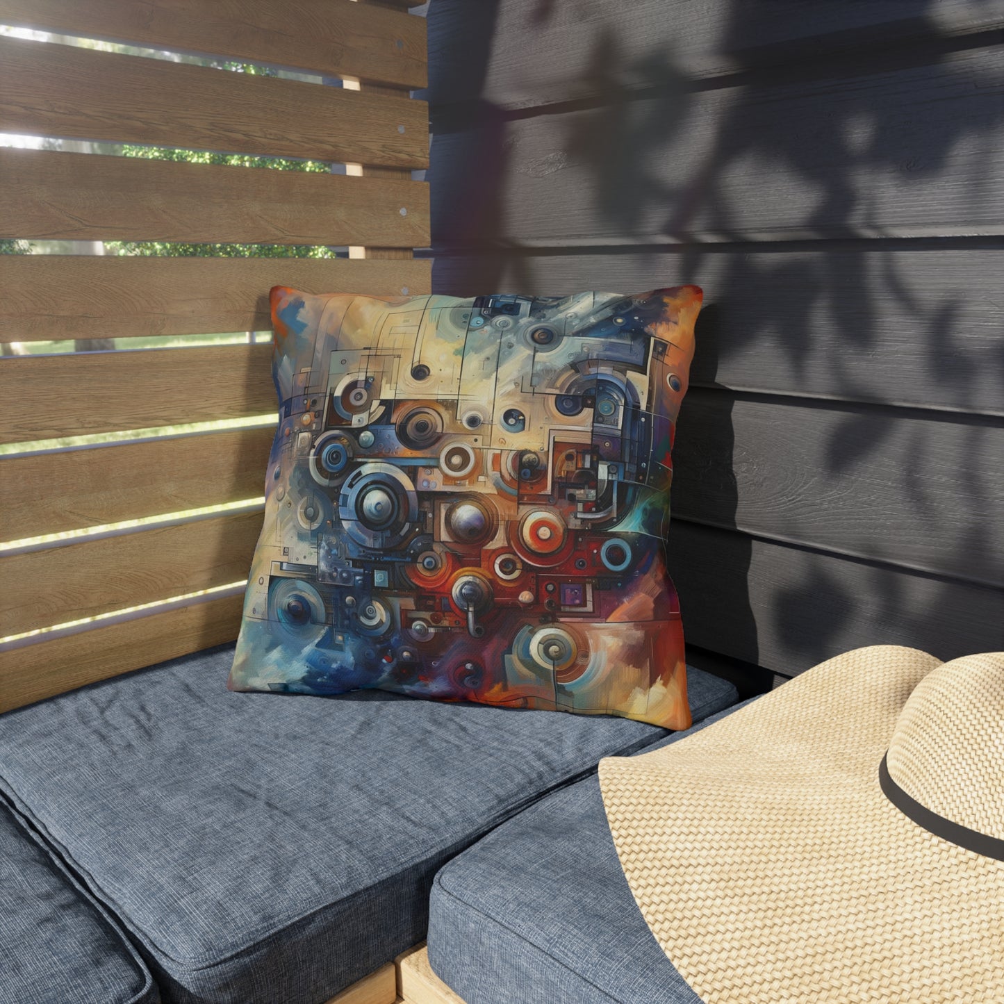 Tech Gratitude Fusion Outdoor Pillows