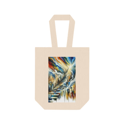 Visionary Evolutionary Progress Double Wine Tote Bag