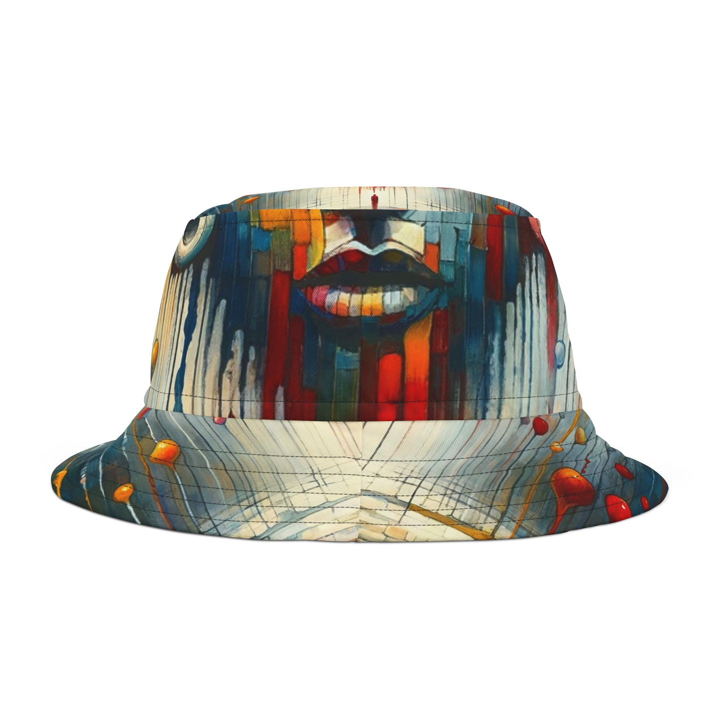 Ears Heart Expression Bucket Hat (AOP)