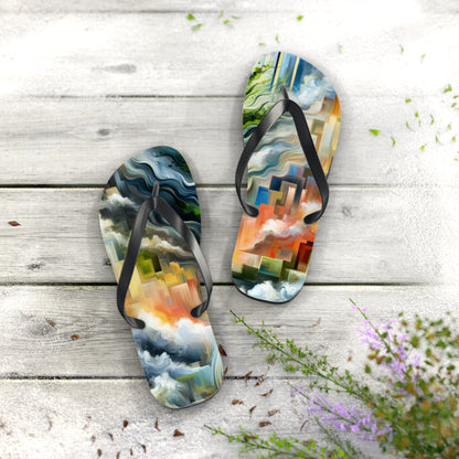 Eternal Digital Contrast Flip Flops