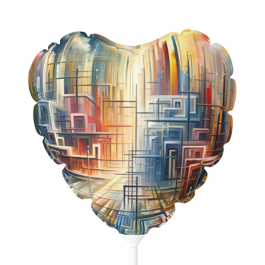 Urban Flow Interconnectedness Balloon (Round and Heart-shaped), 11"