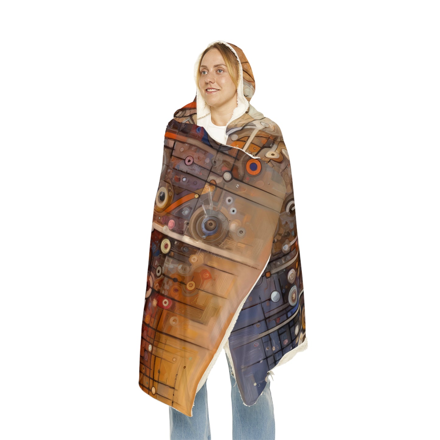 Abstract Structural Complexity Snuggle Blanket