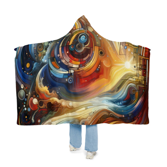 Ritualistic Growth Symphony Snuggle Blanket