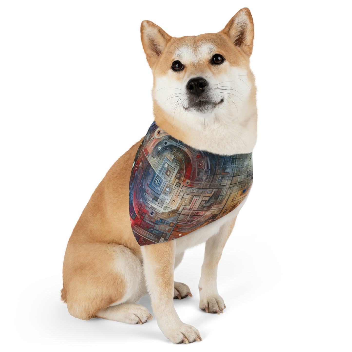 Awareness Algorithm Tachism Pet Bandana Collar