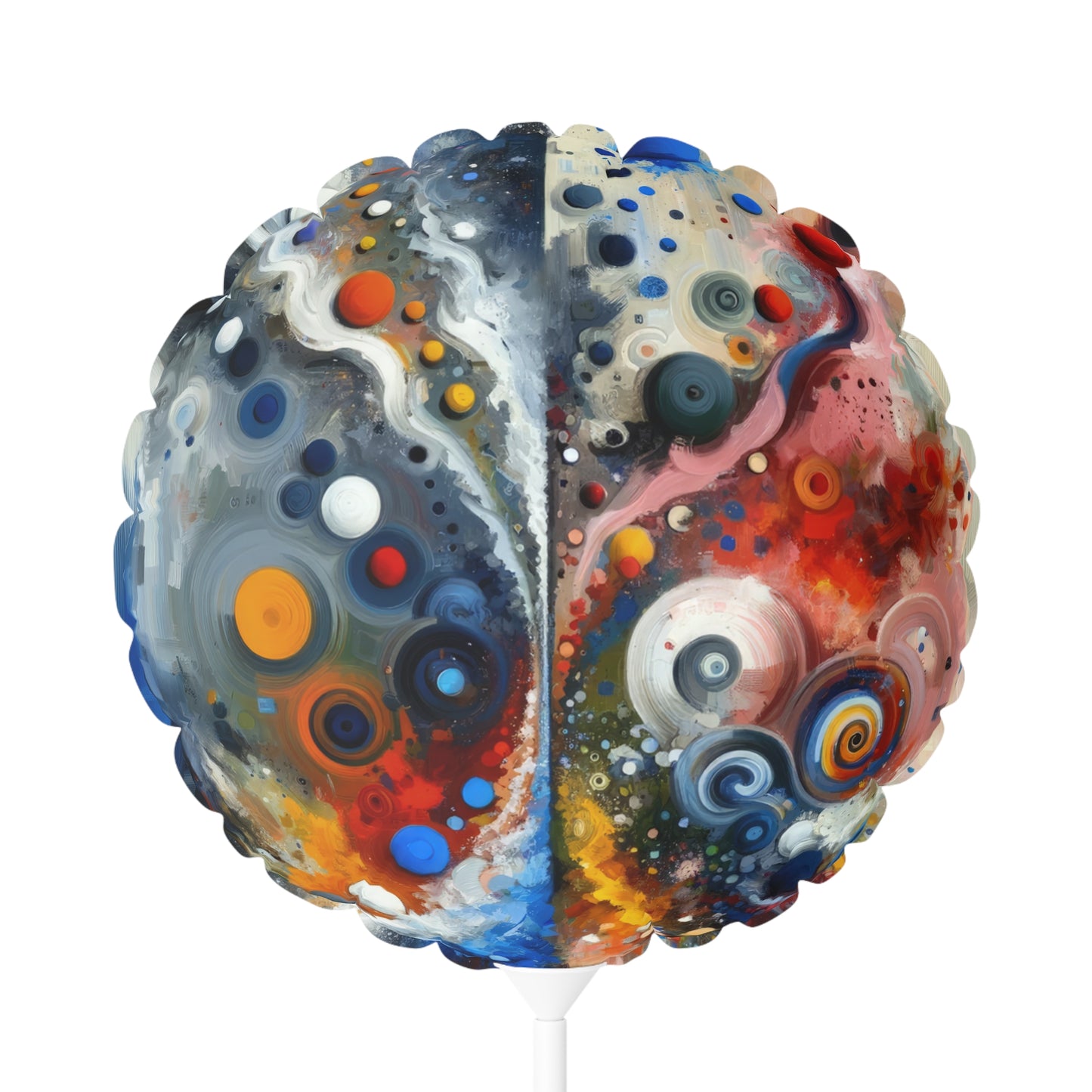 Unity Duality Abstraction Balloon (Round and Heart-shaped), 11"
