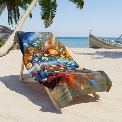 Digital Essence Revelation Beach Towel