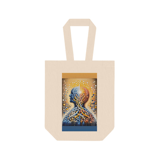 Unveiling Inner Essence Double Wine Tote Bag