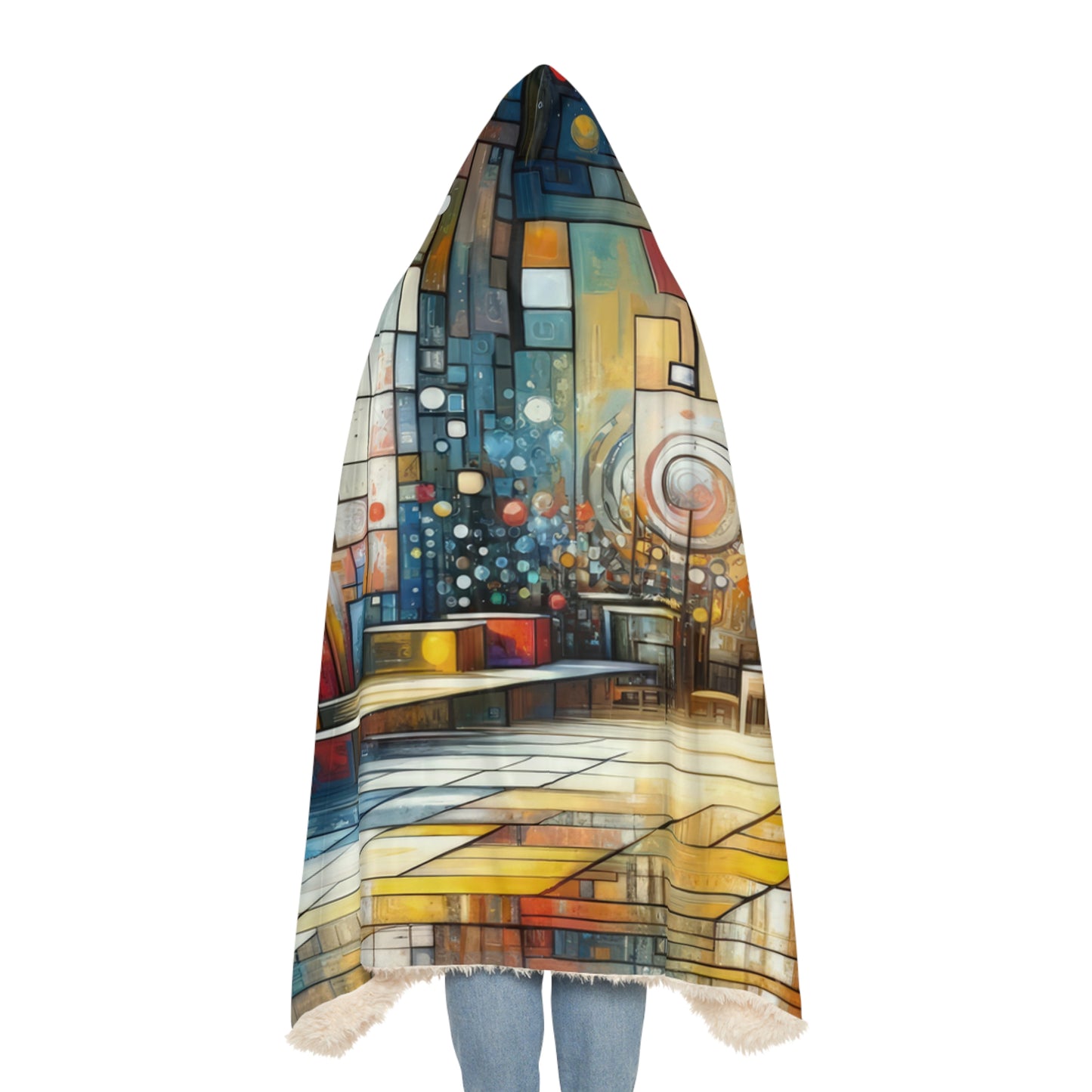 Reflective Habitation Art Snuggle Blanket