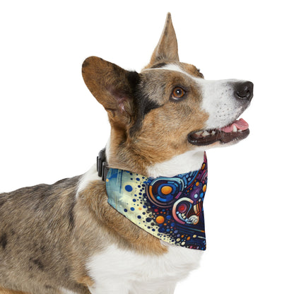 Digital Carving Abstract Pet Bandana Collar