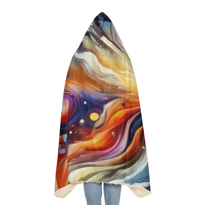 Cosmic Tachism Alchemy Snuggle Blanket