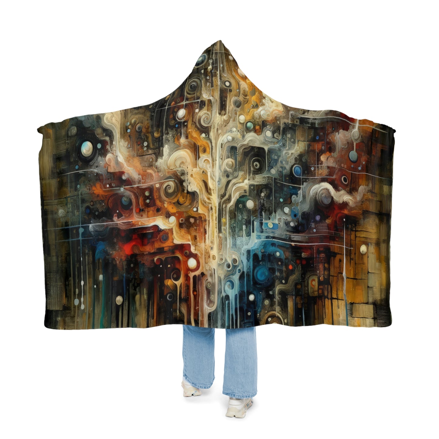 Integral Stewardship Abstract Snuggle Blanket