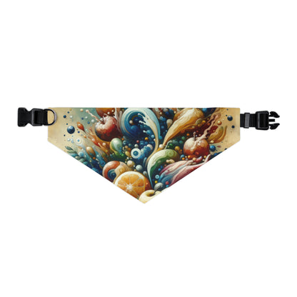 Nourishing Tachism Symphony Pet Bandana Collar