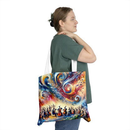 Vibrant Maestro Symphony Shoulder Tote Bag (AOP)