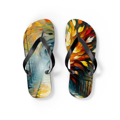 Autumn Whirlwind Escape Flip Flops