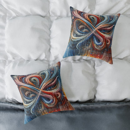 Humanity Tapestry Unification Spun Polyester Pillow