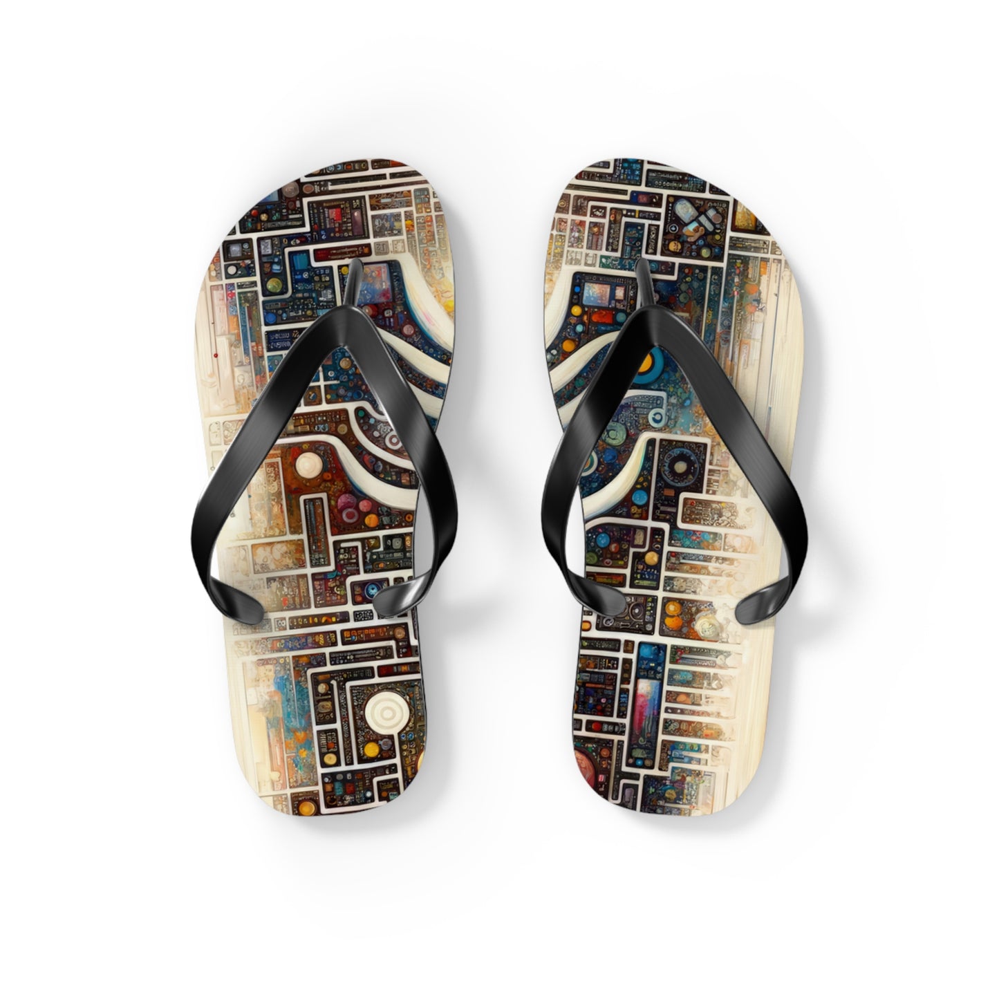 Syncing Silicon Spirituality Flip Flops