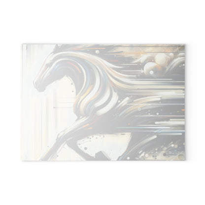 Hyperlinked Horsepower Gallop Glass Cutting Board