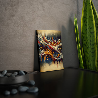 Abstract Financial Flux Canvas Photo Tile