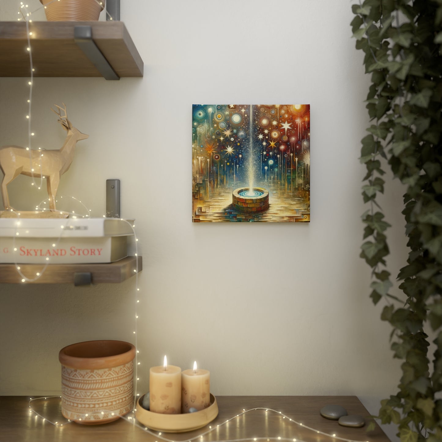 Inspiration Tachism Tribute Canvas Photo Tile