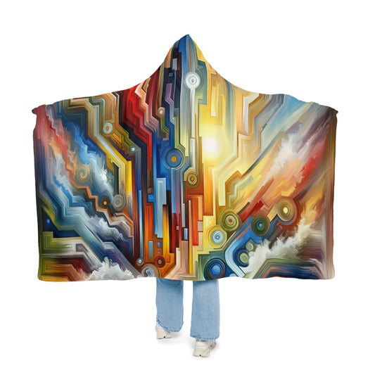 Unity Abstract Vibrancy Snuggle Blanket