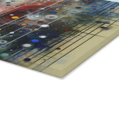 Awakenings Interconnectedness Tachism Glass Cutting Board