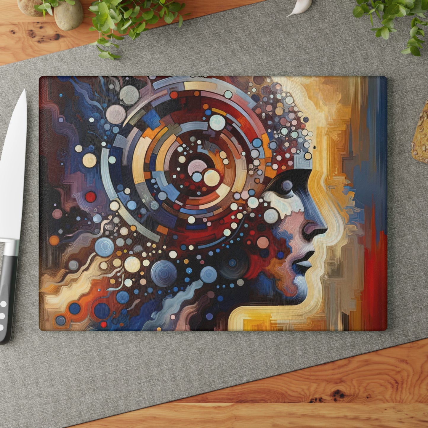 Conscious Choices Harmony Glass Cutting Board