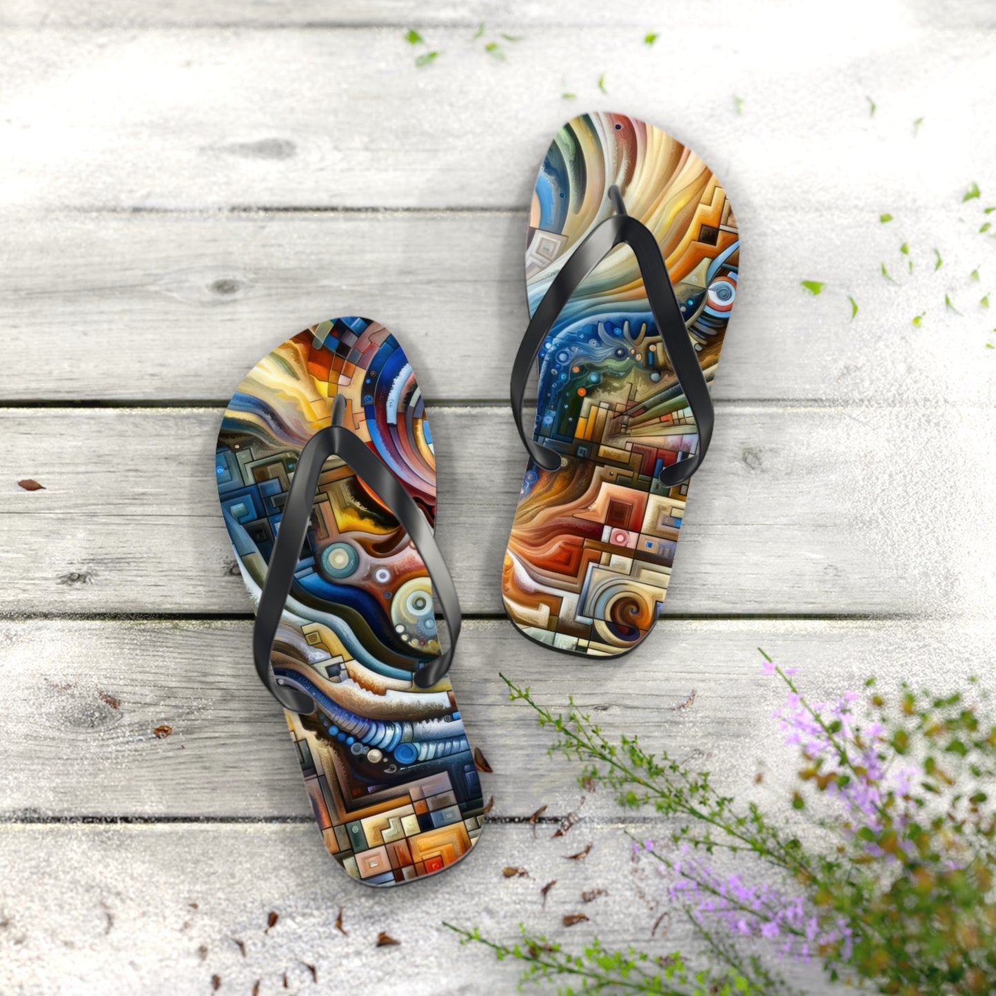 Awakening Spiral Empowerment Flip Flops