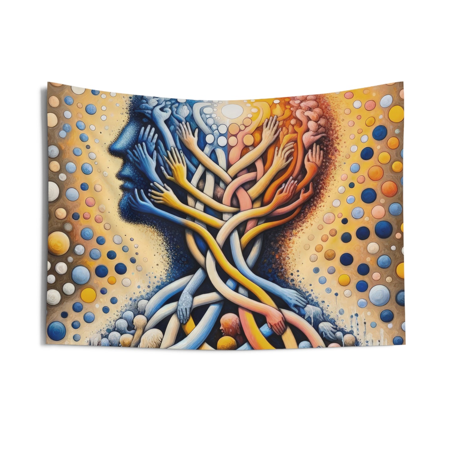 Unveiling Inner Essence Indoor Wall Tapestries