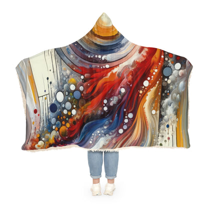 Harmonic Swirl Elegance Snuggle Blanket