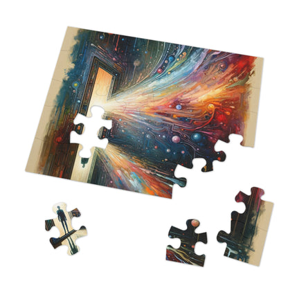 Mirror Wholeness Tachism Jigsaw Puzzle (30, 110, 252, 500,1000-Piece)