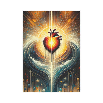 Awakened Heart Waves Canvas Photo Tile
