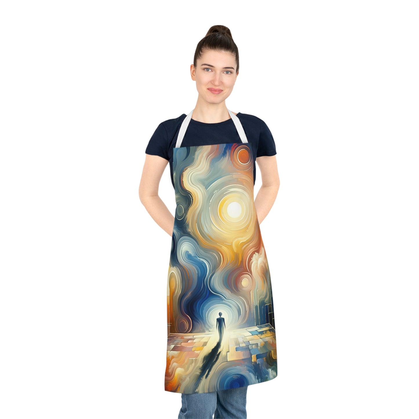 Spiritual Tranquil Sanctuary Adult Apron (AOP)