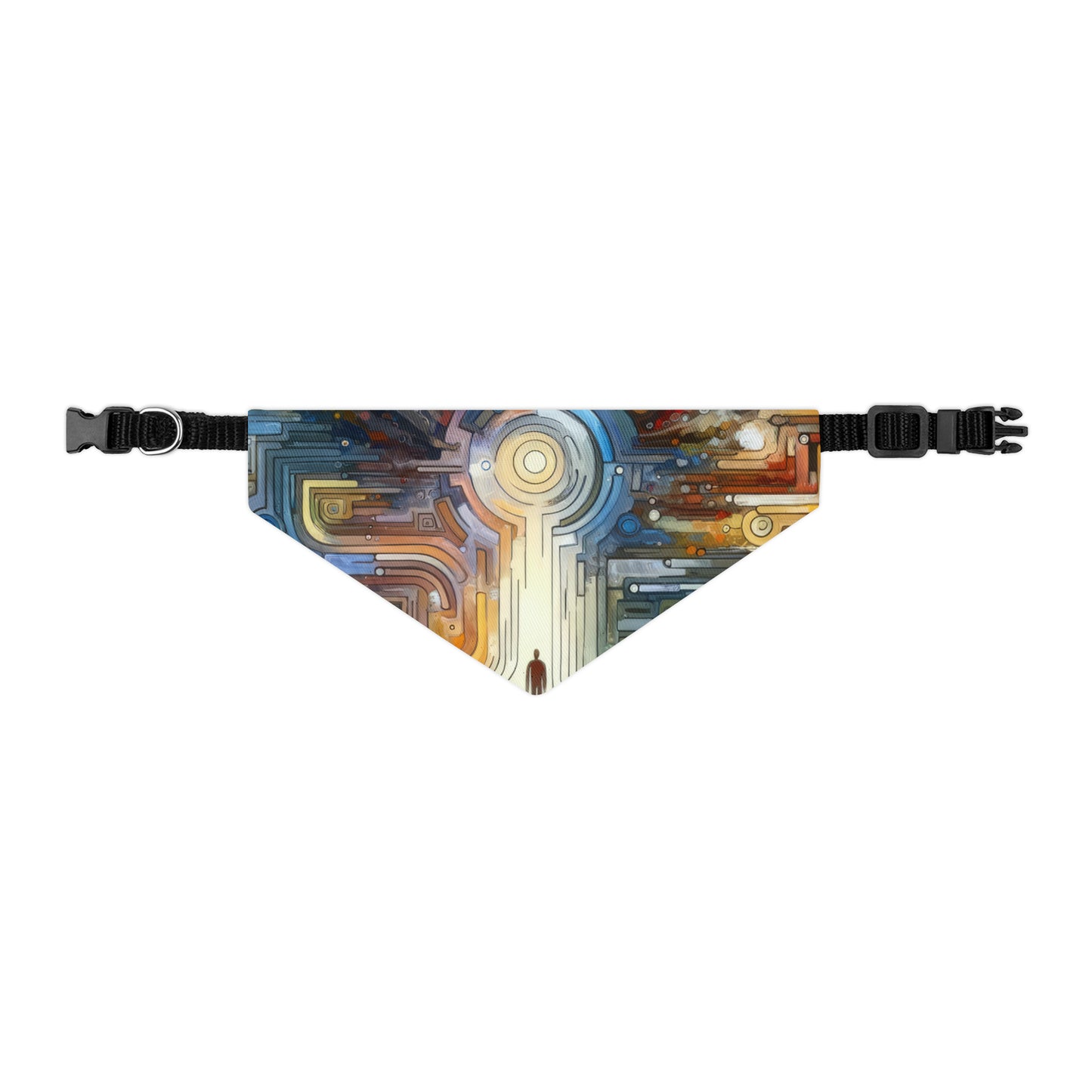 Converging Unity Path Pet Bandana Collar