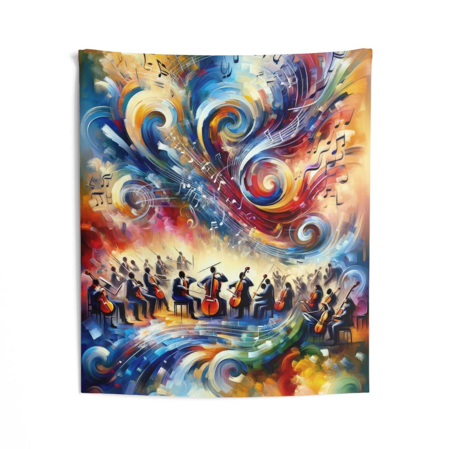 Vibrant Maestro Symphony Indoor Wall Tapestries