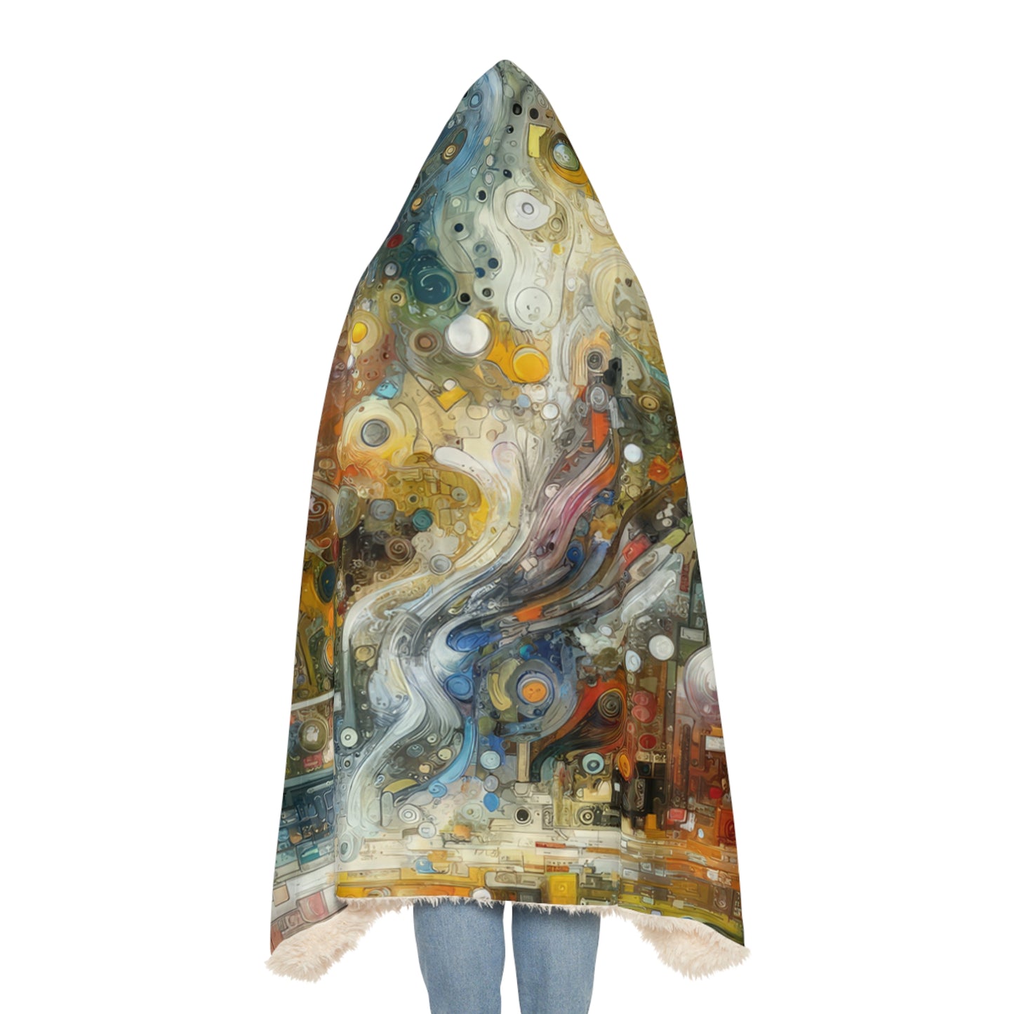 Perception Mosaic Abstract Snuggle Blanket