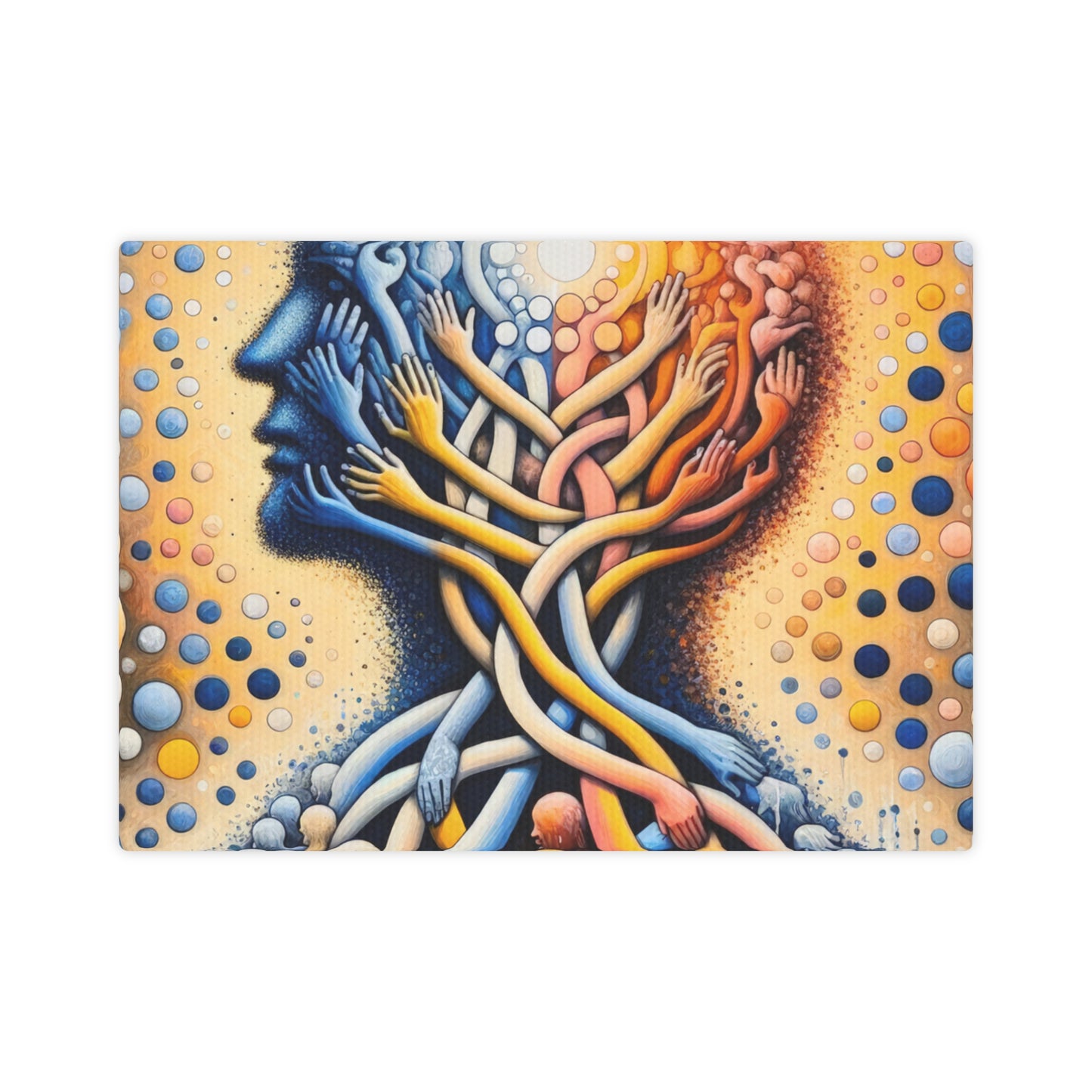 Unveiling Inner Essence Canvas Photo Tile