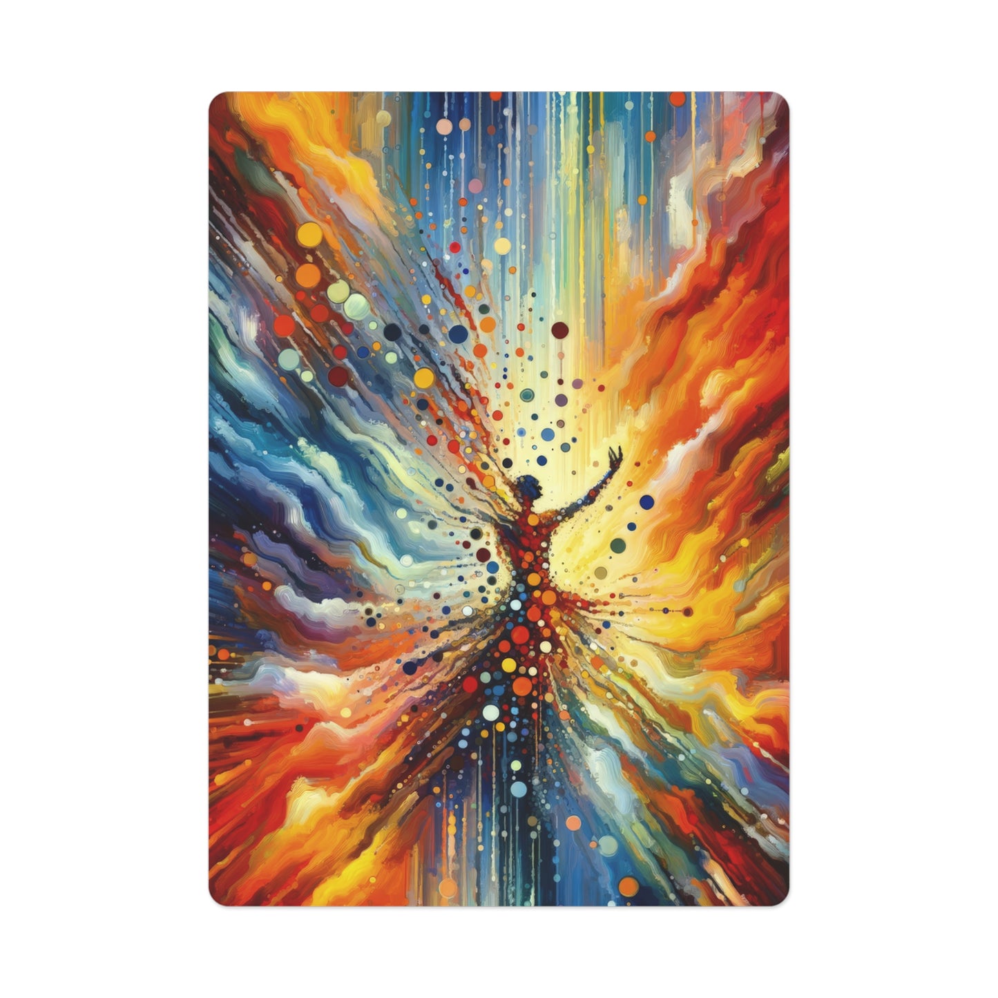 Vibrant Growth Symphony Poker Cards